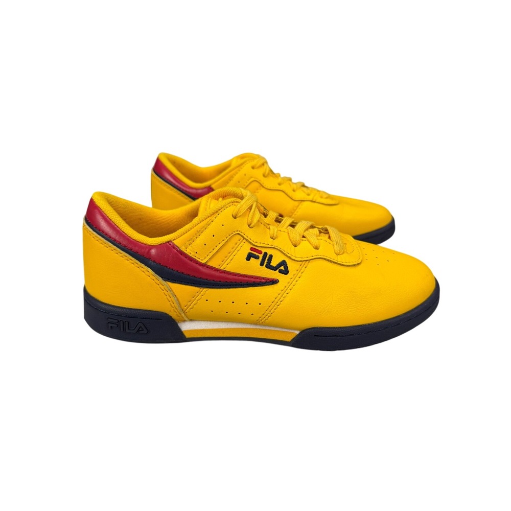 Fila Original Fitness Yellow Navy Red Sneakers 5FM00631-732 Mens 6.5 Womens 8